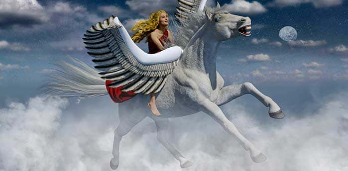 Dragon and the mythical creatures like the greek sirens and pegasus.